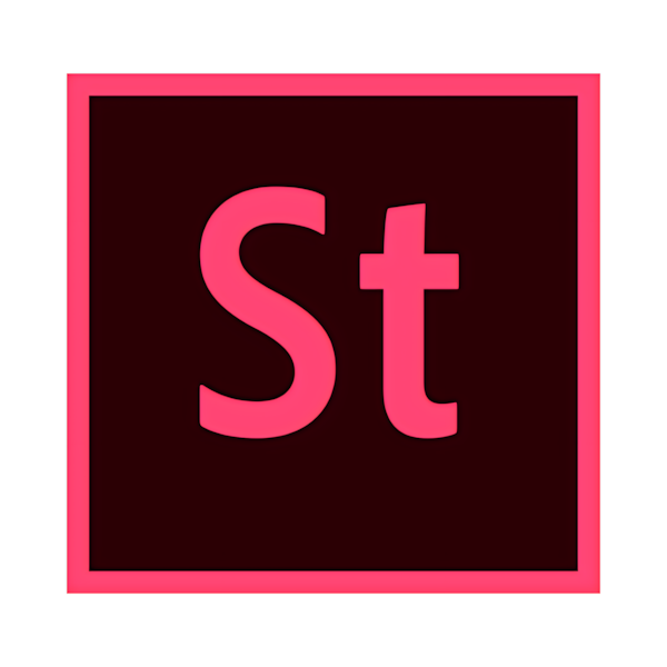 Adobe Stock logo used on Florentino Castellanos' marketing portfolio website