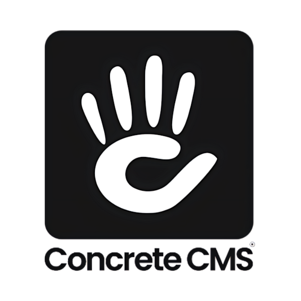 ConcreteCMS logo used on Florentino Castellanos' marketing portfolio website