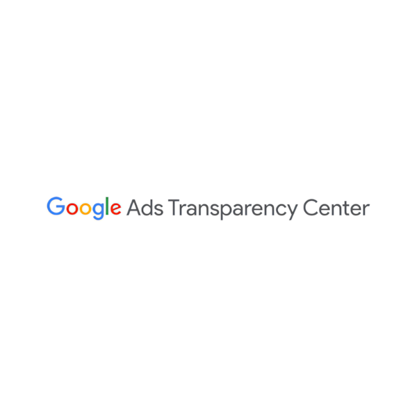 Google Ads Transparency Center logo used on Florentino Castellanos' marketing portfolio website