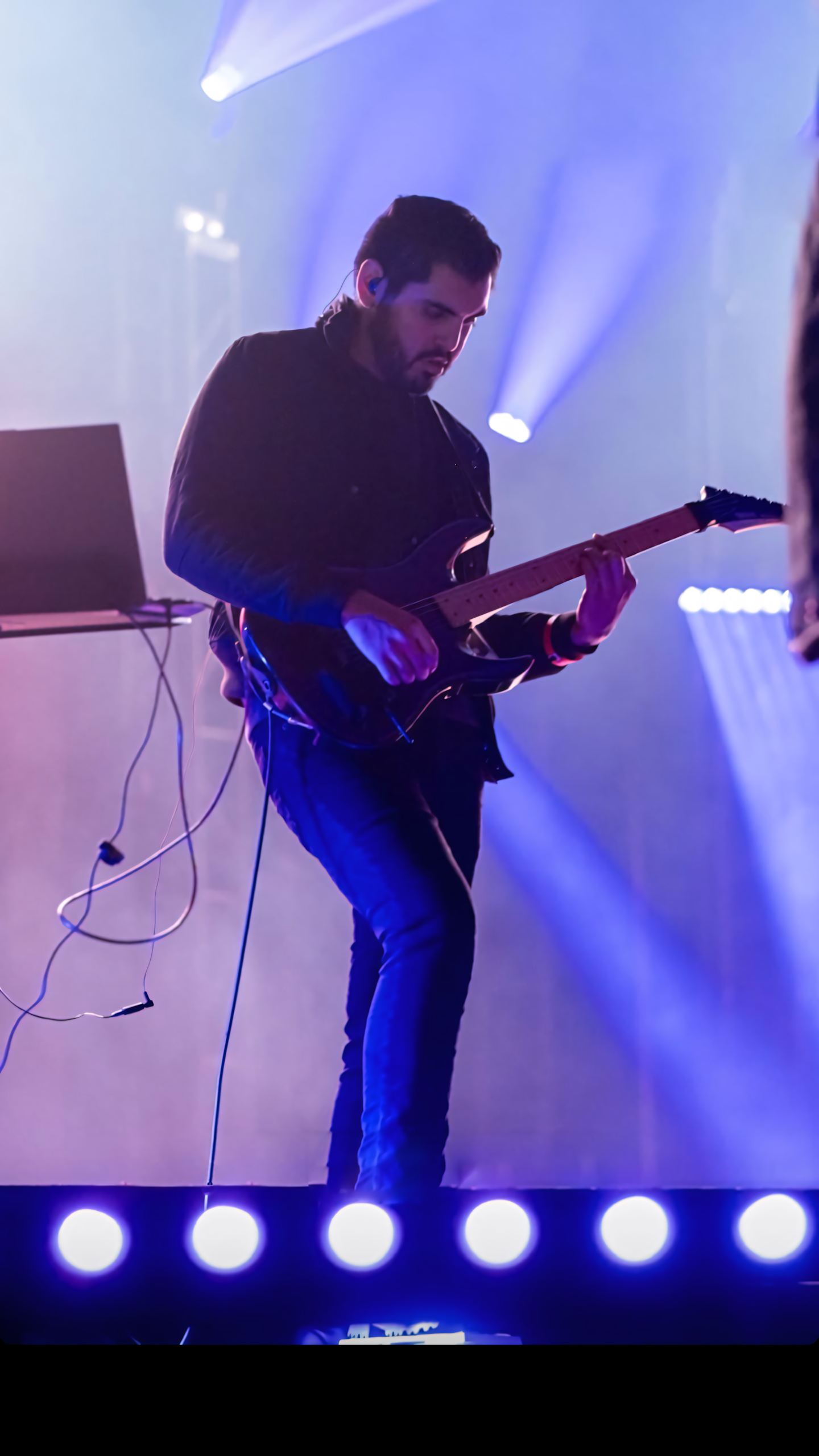 An image of me serving on the worship team, captured on Florentino Castellanos’ marketing portfolio website