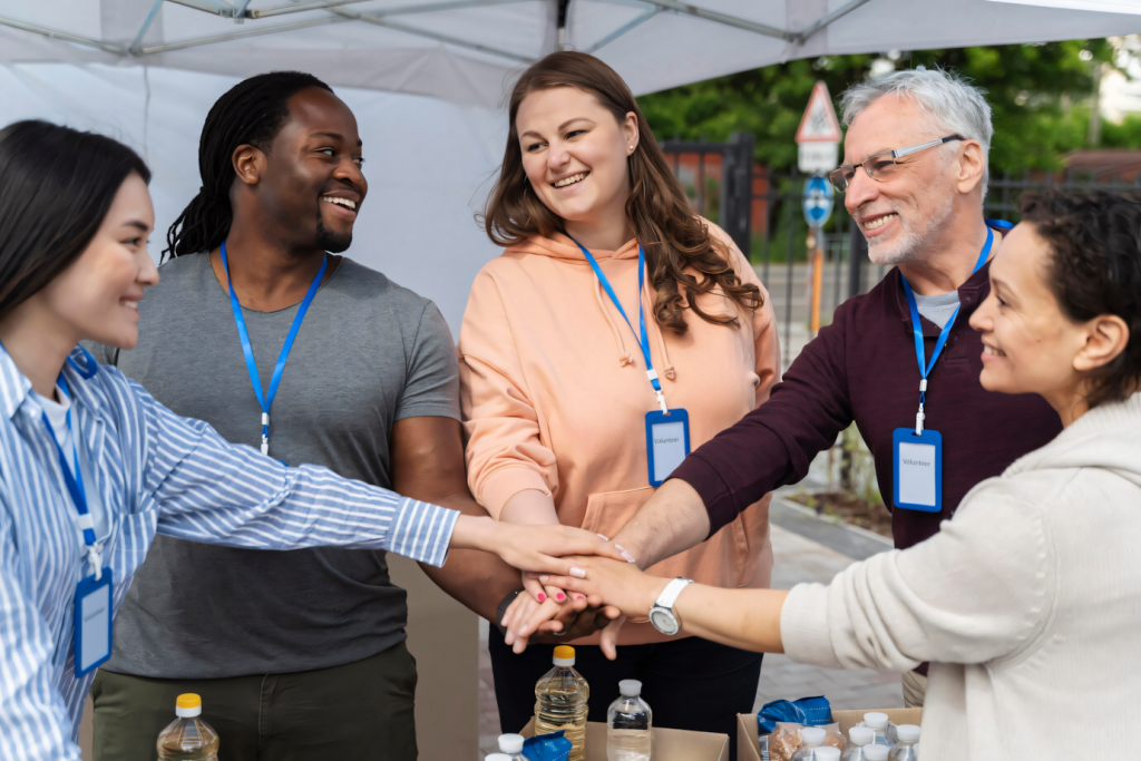 Florentino Castellanos volunteering with nonprofits to support digital marketing efforts.