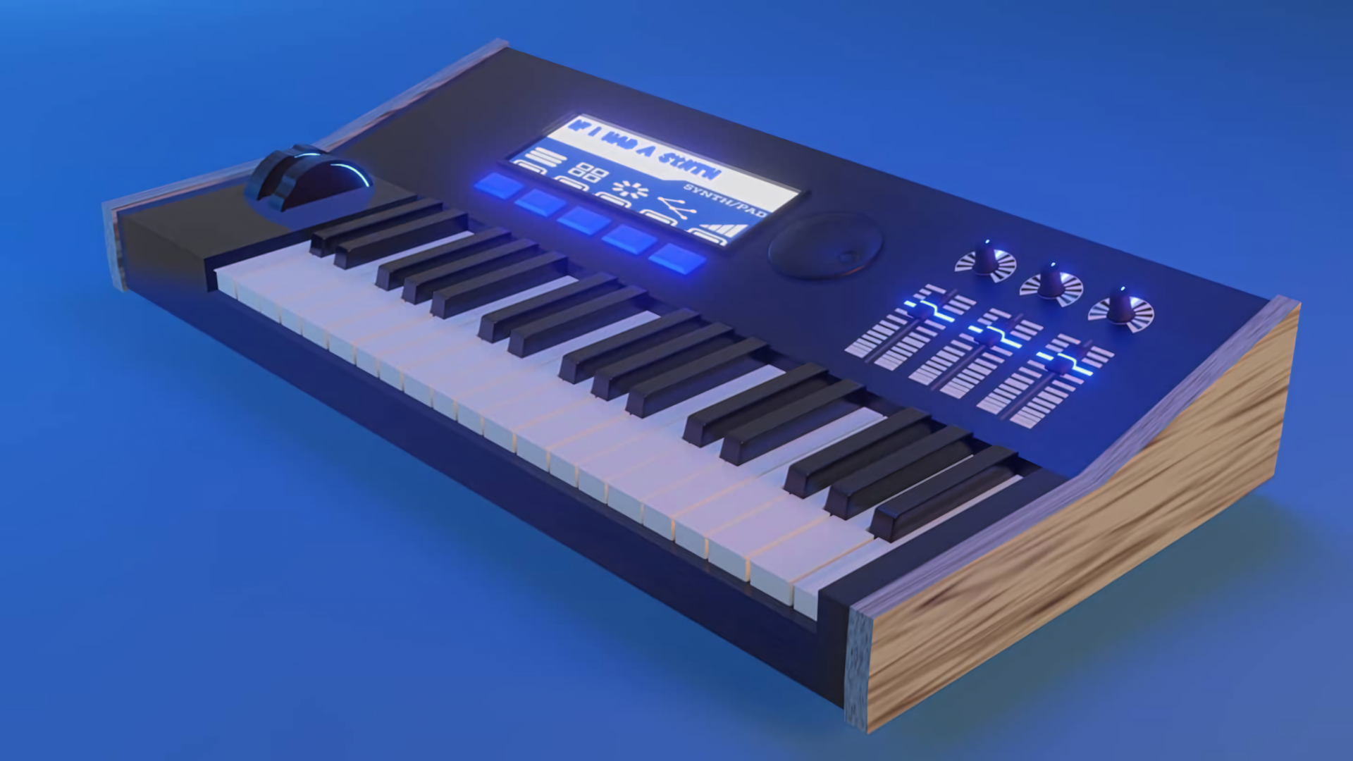 A sample 3d render 1 design created by Florentino Castellanos featured on his marketing portfolio website.